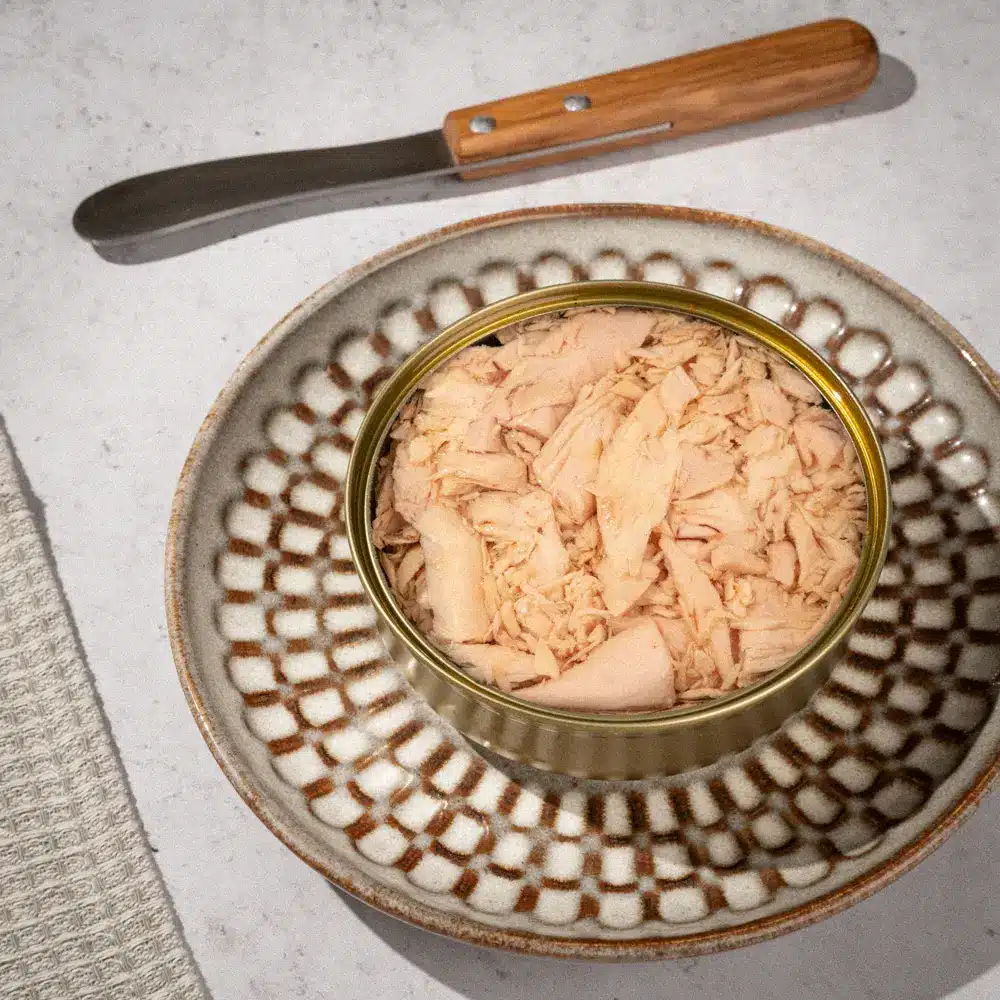 Trozos de bonito del norte en Girasol Alto Oleico-210g - Imagen 3